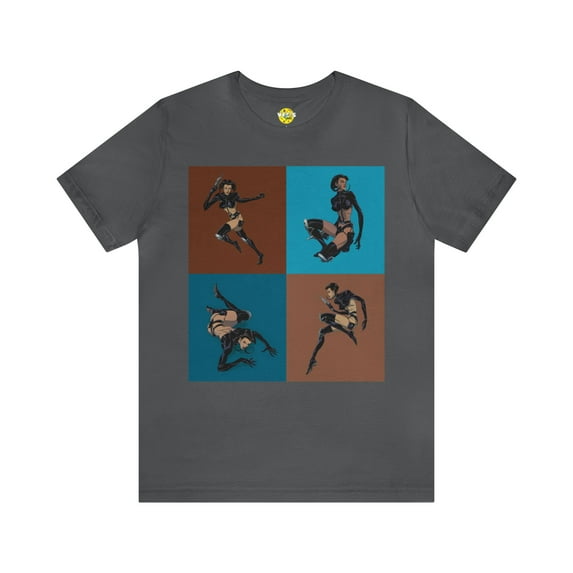 90s Aeon Flux Collage Tee - Retro Sci-Fi T-Shirt - Vintage Cartoon Shirt