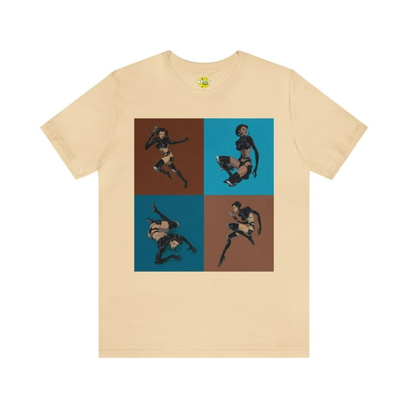 90s Aeon Flux Collage Tee - Retro Sci-Fi T-Shirt - Vintage Cartoon Shirt