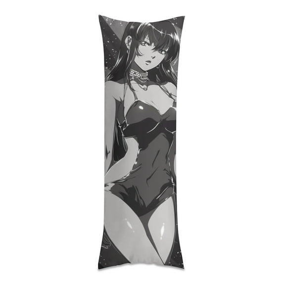 90s Anime Girl Bikini Body Pillow Cover Long Pillow Case Protector Decorative Bedding Soft Large Pillow Cases Covers for Bedroom,Couch,Sofa,20x54inch