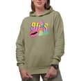 thumbnail image 1 of 90s Babe, Retro Millennial Art Merch Gift, Sand Hooded Sweatshirt or Hoodie, 3XL, 1 of 5