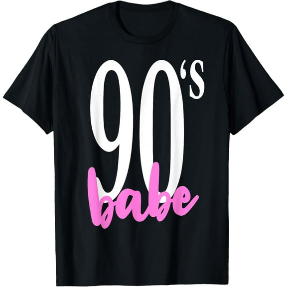 90s Babe Women Gift Nineties 1990s Girls Vintage Futurism T-Shirt