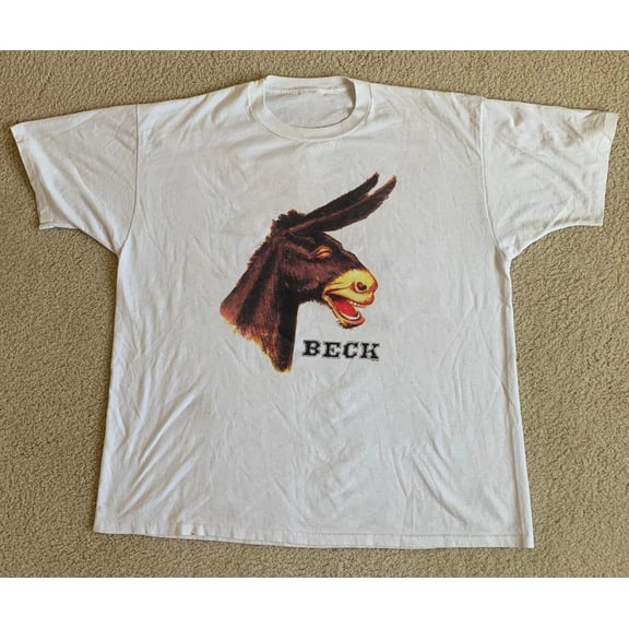 90s Beck Odelay Album Promo CONCERT White All Size Gift Fan Shirt