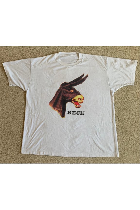90s Beck Odelay Album Promo CONCERT White All Size Gift Fan Shirt