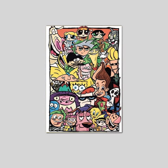 90s Cartoon Poster Size 24''x36'' Googate