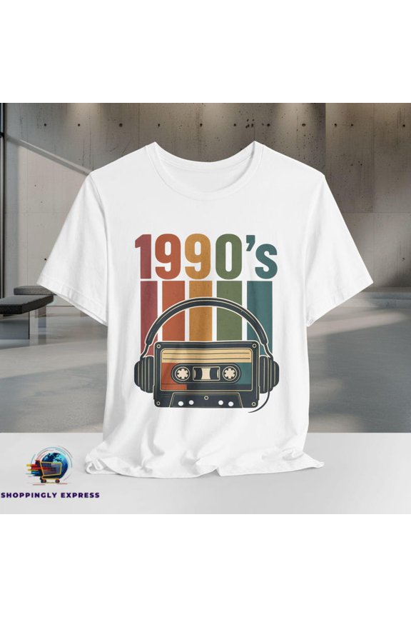 90s Cassette Tape Graphic T-Shirt, Retro Music Lover Tee, Vintage Mixtape Nostalgia Shirt, Classic 80s 90s Music Retro Unisex T-Shirt