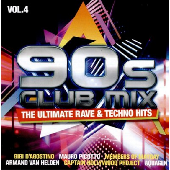 90s Club Mix: The Ultimate Rave & Techno Hits - Volume 4 (Audiobook)