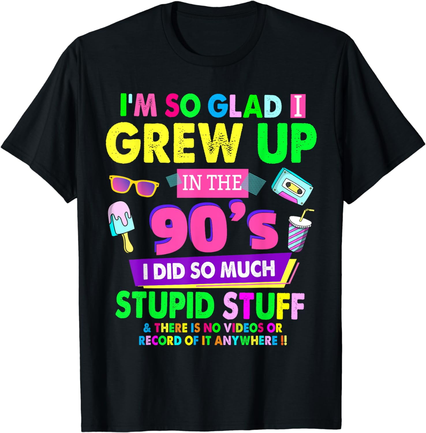 90s Design For Women Rave Outfit & 90s Festival Costume T-Shirt ...