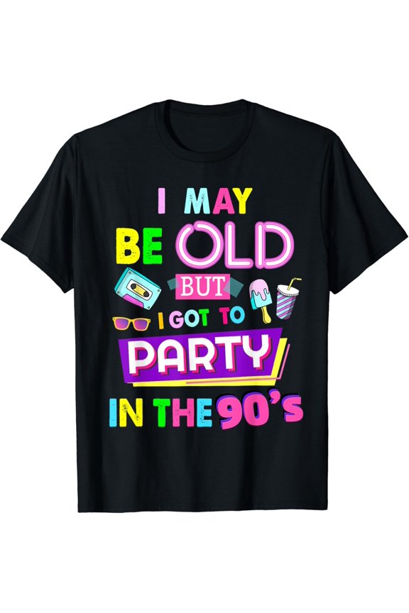 90s Design For Women Rave Outfit & 90s Festival Costume T-Shirt
