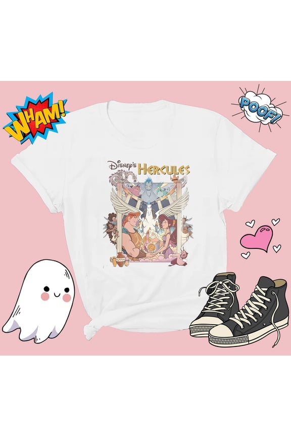 90s Disney Hercules Ancient Greece Myth Hero Movie T-shirt