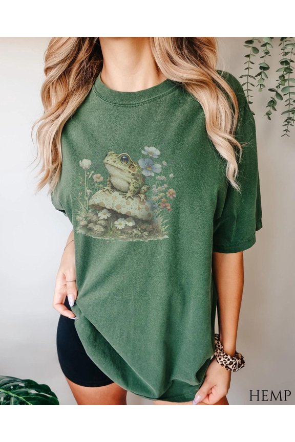 90s Frog Shirt, Retro Graphic Tees, Cute Toad Shirt, Nature Shirt, Animal Lovers Shirt, Co