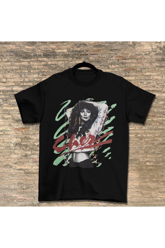 90s Graphic Cher Heart of Stone Music Tour Crewneck Unisex T-Shirt