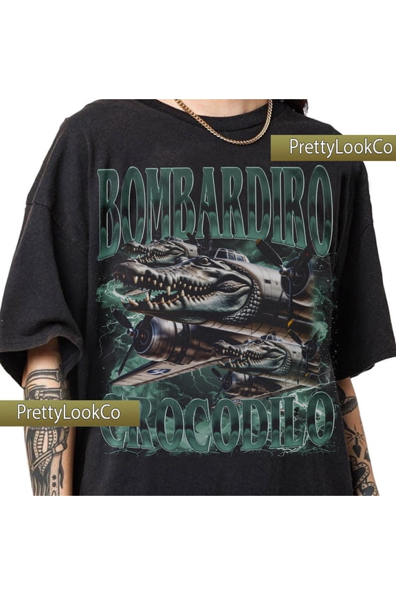 90s Graphic Style Bombarddiro Crocodilo T-shirt Bombarddiro Crocodilo Gifts For Man and Wo