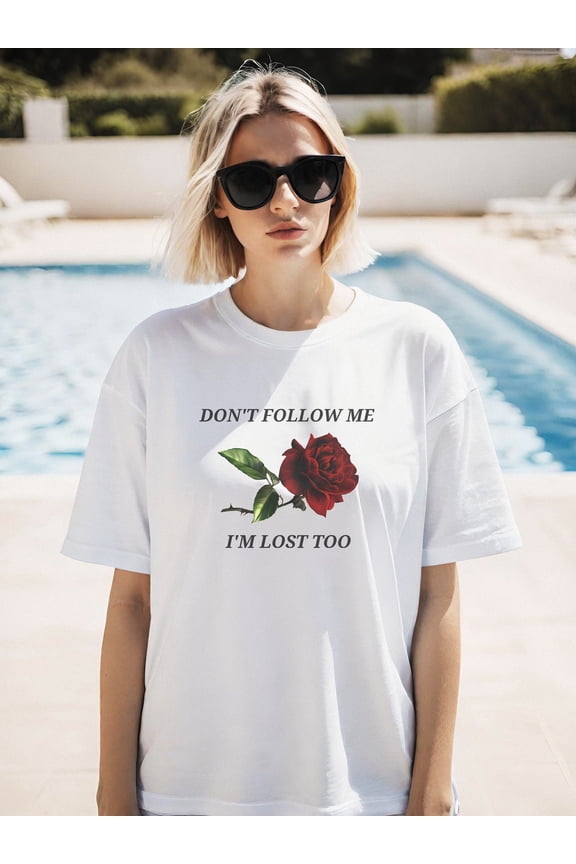 90s Graphic Tee Retro Aesthetic Shirt Grunge Clothing Goth Red Rose Aesthetic Art Tshirt A