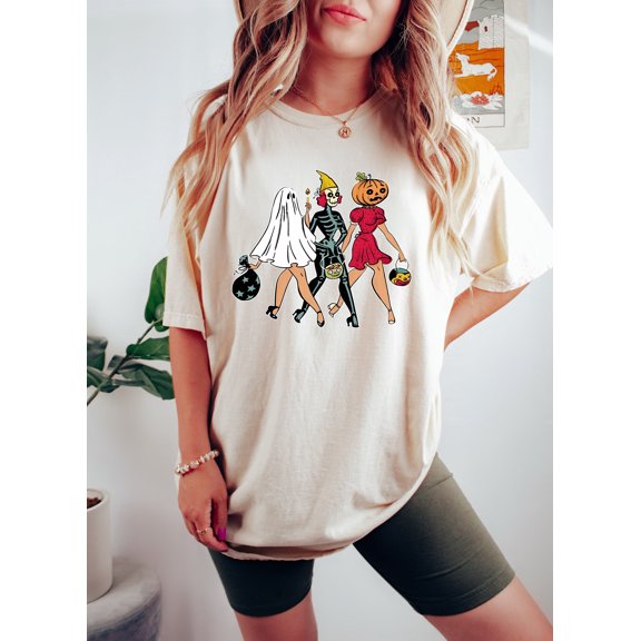 90s Halloween Shirt, Trick Or Treat Halloween T-Shirt, Halloween T-Shirt, Spooky Shirt,Fun