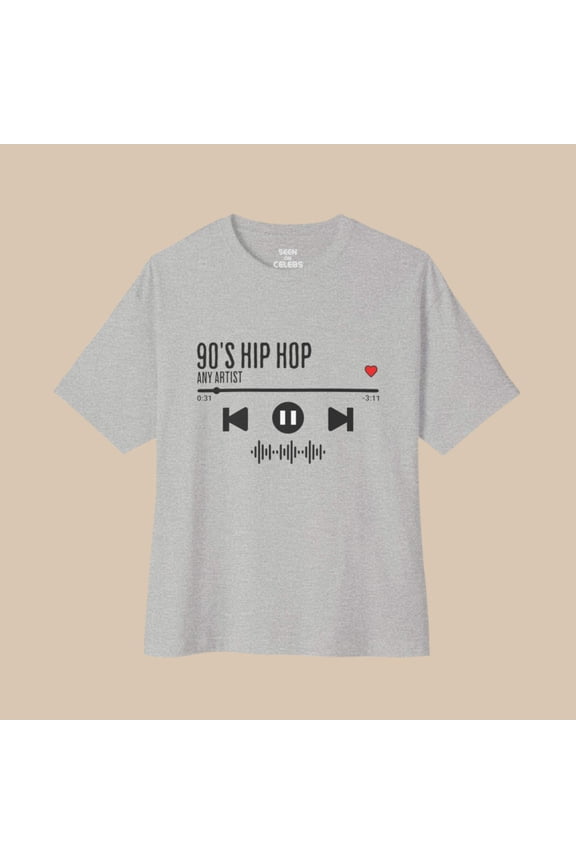 90s Hip Hop Head Playlist T-shirt | Hip Hop Rap Culture Tees | 3 Colors