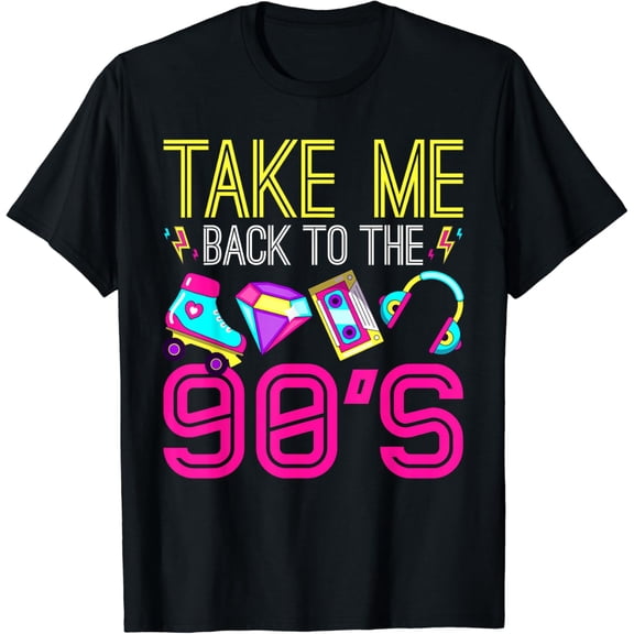90s Hip Hop Rap Music Nostalgia Old School Clothing Gangster T-Shirt Black Medium