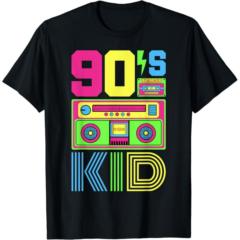 90s Kid 1990s Fashion 90 Theme Party Outfit Nineties Costume T Shirt Walmart