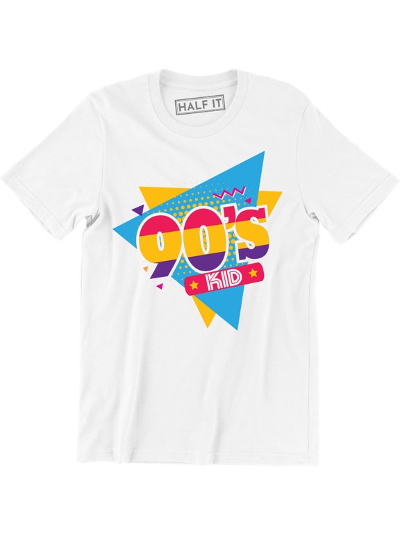 90s Kid Awesome 1990's Vintage Retro Clever Humor Fun Witty T-Shirt