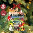 thumbnail image 1 of 90s Movie Christmas Ornament - Retro 2D Flat Acrylic Xmas Movies Fan Gift, Nostalgic Keepsake That Brings Family Joy and Holiday Magic, 1 of 5