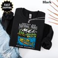thumbnail image 1 of 90s National Parks Unisex Sweatshirt Sweatshirt Respect the Local Wildlife Pullover Hiking Camping Clothes Wanderlust Shirt All Size S-5Xl, 1 of 5
