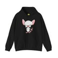 thumbnail image 1 of 90s Nostalgia Retro Hoodie, Pinky & The Brain Graphic Hoodie, 1 of 5