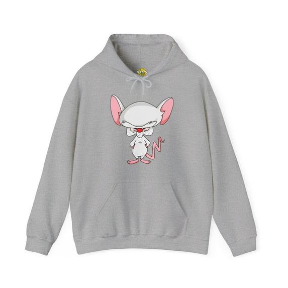 90s Nostalgia Retro Hoodie, Pinky & The Brain Graphic Hoodie