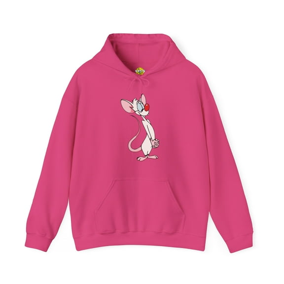 90s Nostalgia Retro Nick Hoodie, Pinky & The Brain Graphic Hoodie