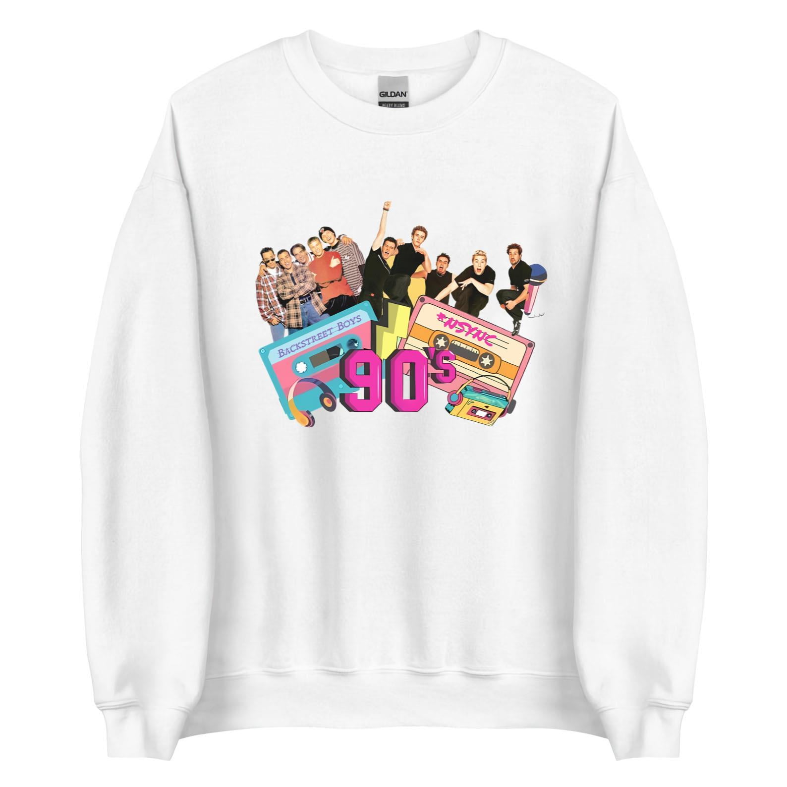 90s Pop Icons Shirt, Boy Bands Shirt, Raised On 90s Music Shirt, Gift ...