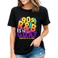thumbnail image 1 of 90s R&B Is The GOAT Lover Gift Shirt Women 90s RNB Artist T-Shirt Black Medium, 1 of 4