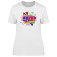 thumbnail image 1 of 90s Retro Design T-Shirt Women -Image by Shutterstock, Female 3X-Large, 1 of 4