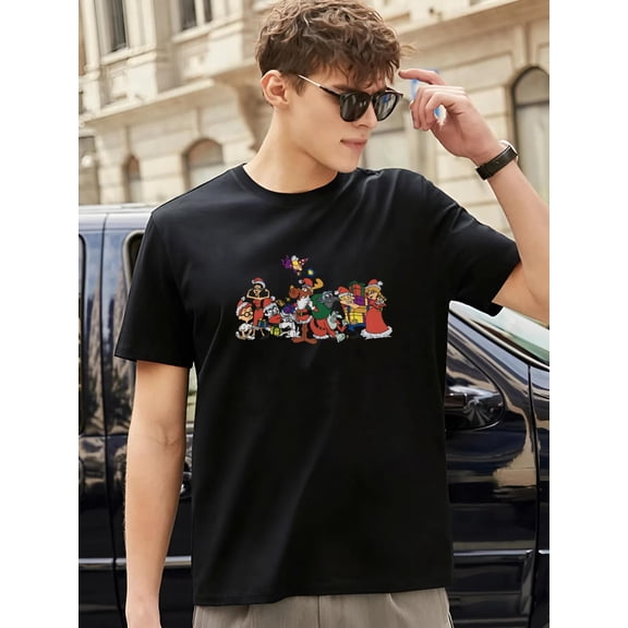 90s Rocky and Bullwinkle Christmas Special Funny Cartoon Fan T-Shirt Unisex, for men & women, up to size 5XL