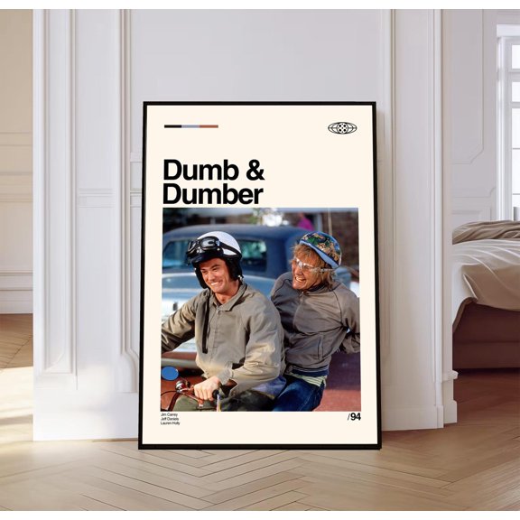 90s Slapstick Comedy Wall Decor Pet Detective Investigation Art Room, Unframed Poster