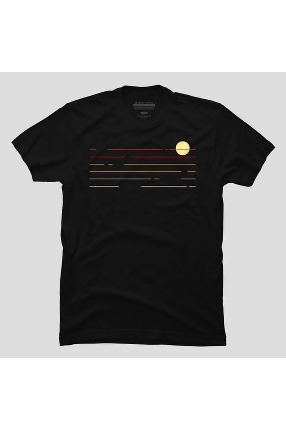 90s Sunset Lines Vaporwave Retro Neon Aesthetic Graphic H44544 Unisex T-Shirt, Up to 5XL Available