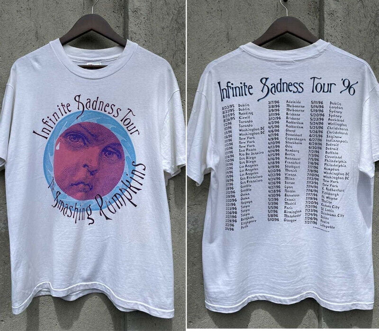 スマッシングパンプキンズ　1996年　GIANT xl 当時物　ヴィンテージ スマッシングパンプキンズ 1996年 GIANT xl 当時物 ヴィンテージ