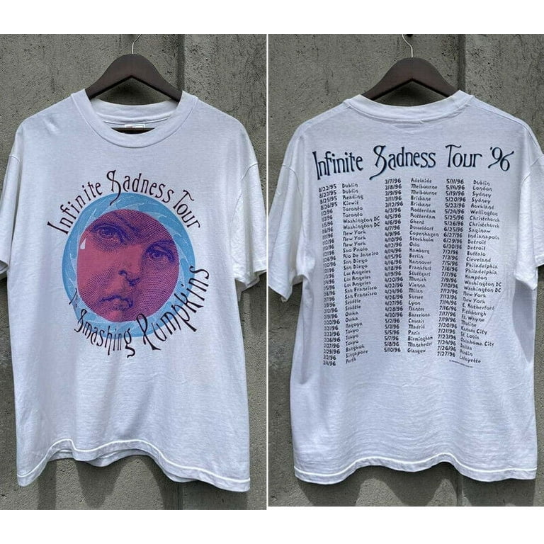 90s The Smashing Pumpkins Infinite Sadness Tour 1996 white T shirt 