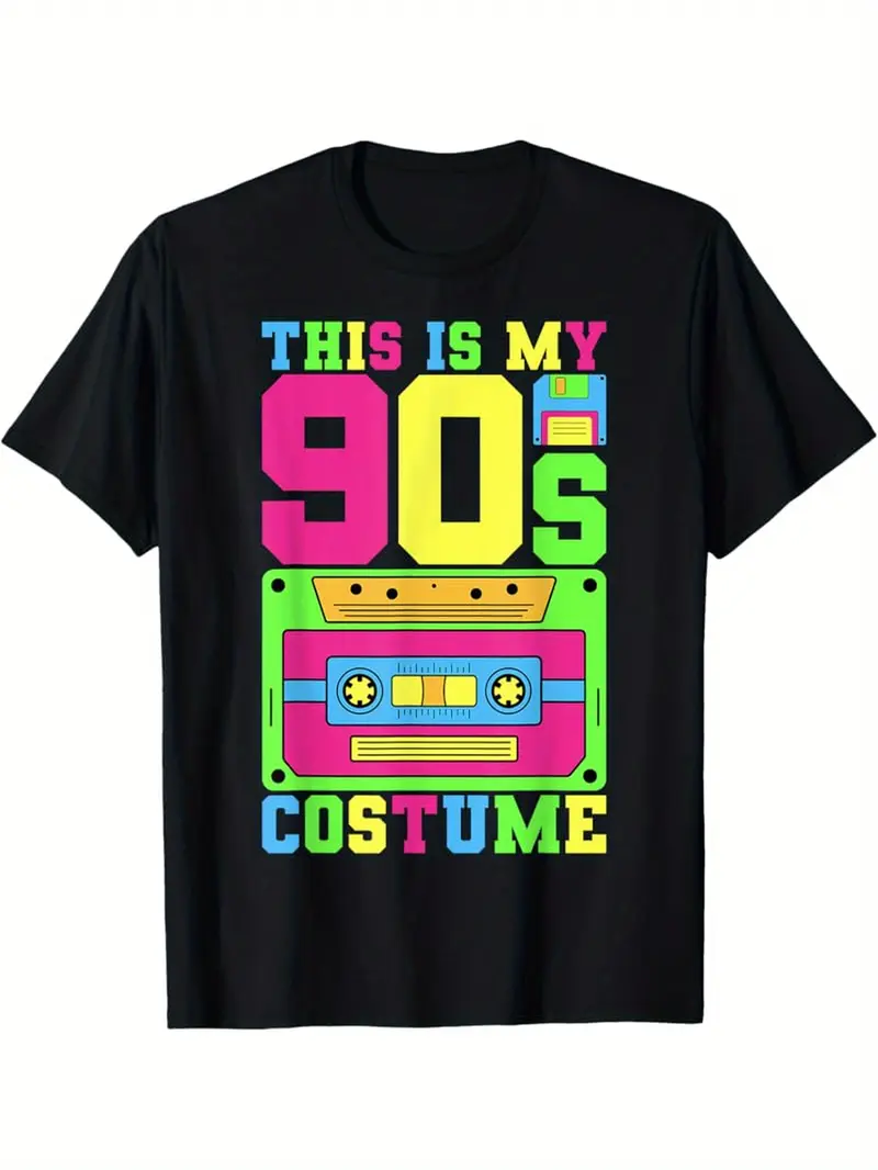 90s Themed T-Shirt for Men & Women - Retro 1990s Graphic Print with ...
