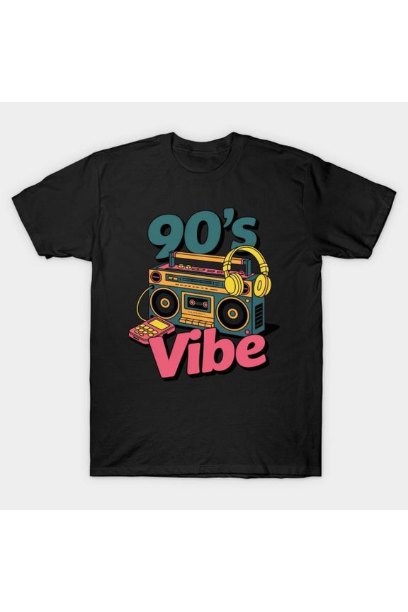 90s Vibe 1990s Music 90s Party Nineties T-shirt