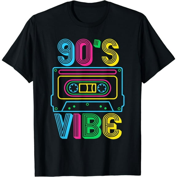 90s Vibe Retro Aesthetic Costume Party Outfit - 90s Vibe T-Shirt