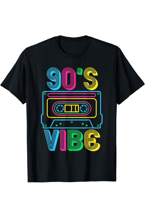 90s Vibe Retro Aesthetic Costume Party Outfit - 90s Vibe T-Shirt
