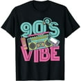 thumbnail image 1 of 90s Vibe Vintage 1990s Music 90s Costume Party Nineties T-Shirt, 1 of 3