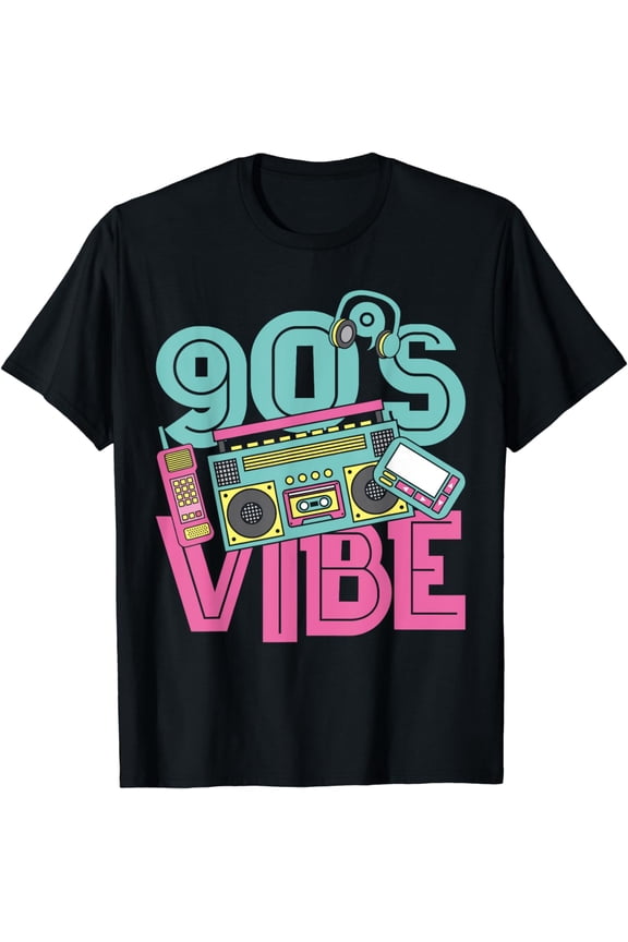 90s Vibe Vintage 1990s Music 90s Costume Party Nineties T-Shirt