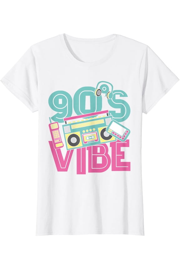 90s Vibe Vintage 1990s Music 90s Costume Party Nineties T-Shirt