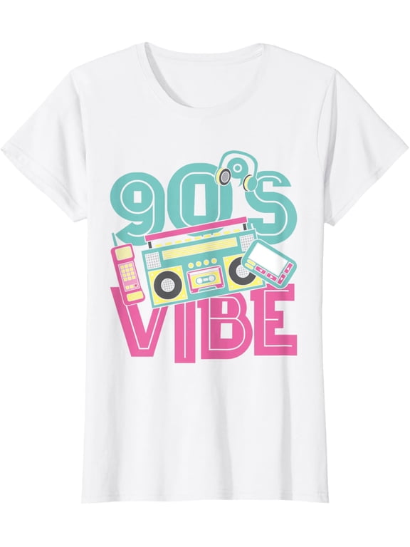 90s Vibe Vintage 1990s Music 90s Costume Party Nineties T-Shirt