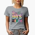 thumbnail image 1 of 90s Vibes, Retro Roller Skaters Art Merch Gift, Heather Grey T-Shirt, 3XL, 1 of 5
