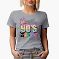 thumbnail image 1 of 90s Vibes, Retro Roller Skaters Art Merch Gift, Heather Grey T-Shirt, Small, 1 of 5