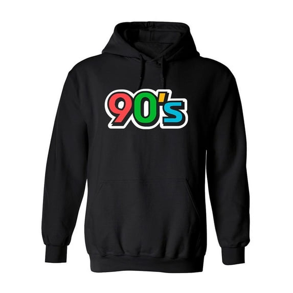90s Vintage Art Background Hoodie Men -Image by Shutterstock, Male Medium