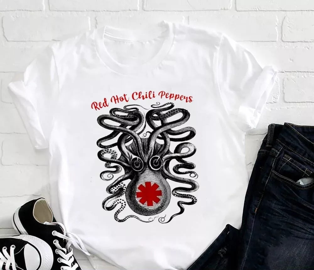 90s Vintage Red Hot Chili Peppers Band TShirt, Red Hot Chili Peppers