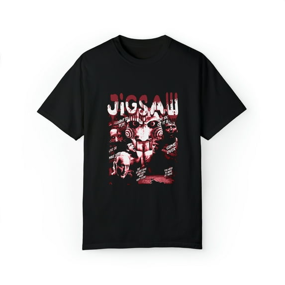 90s Vintage Saw Jigsaw Shirt,Vintage 90s Horror Movie Shirt,Halloween Party
