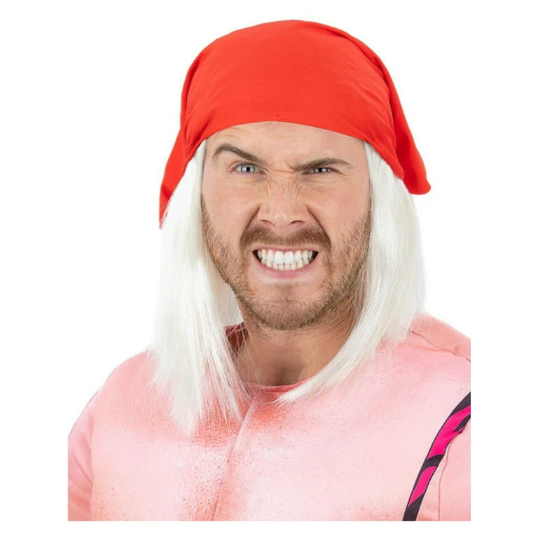 90s Wrestling Star Kit Blonde Hulk Hogan Wig 90s Wrestling Star Kit Blonde Hulk Hogan Wig
