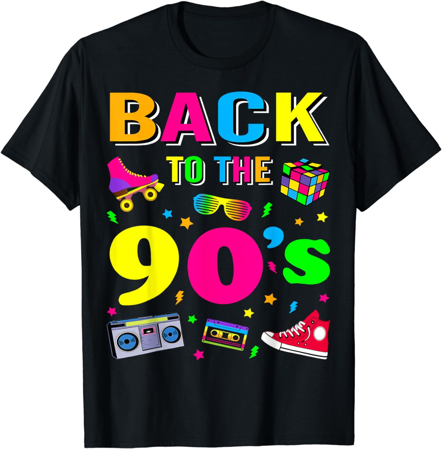 90s retro motto I love 90's T-Shirt - Walmart.com